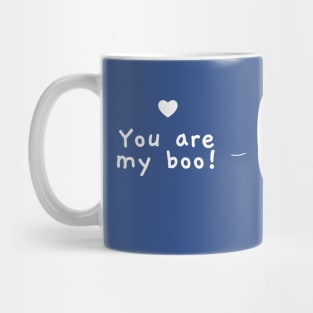 Cute Valentine's Happy Ghost Mug